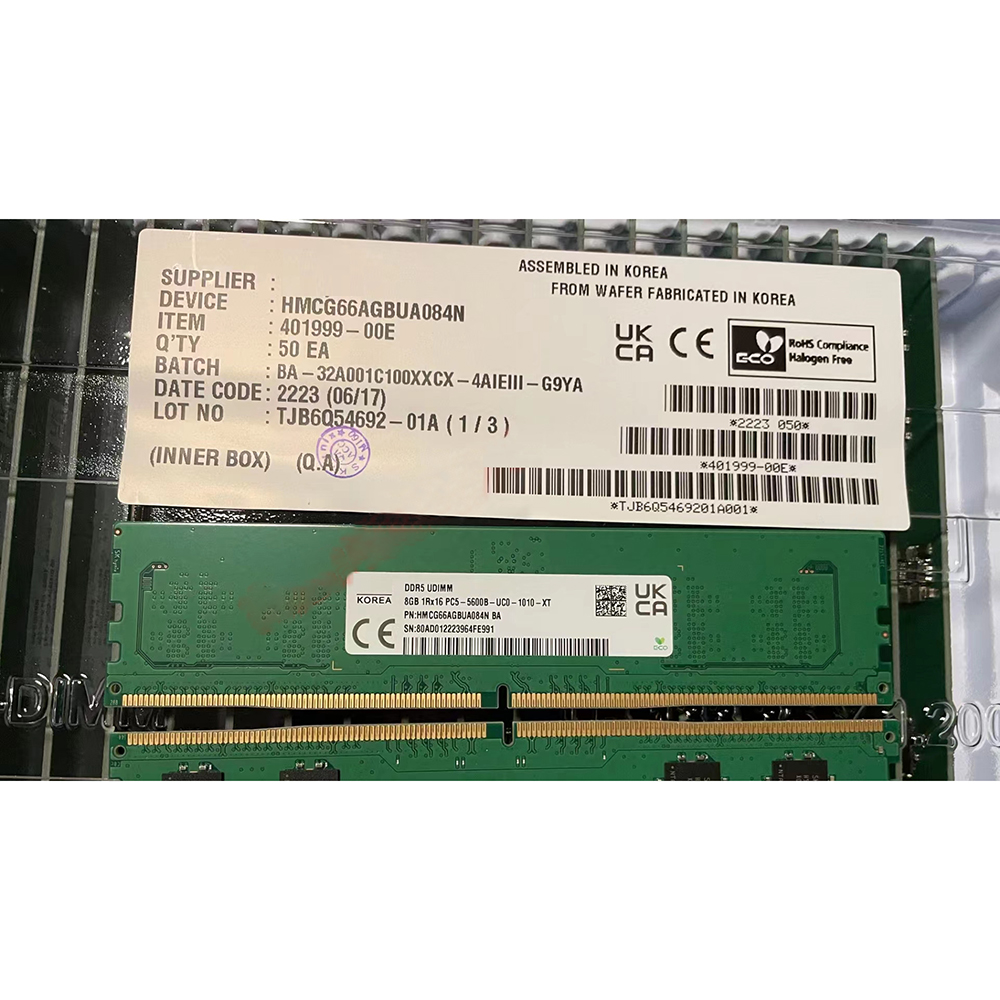 1 Buah HMCG66AGBUA084N RAM 8GB - Ddr5 8Gb ulasan dan harga