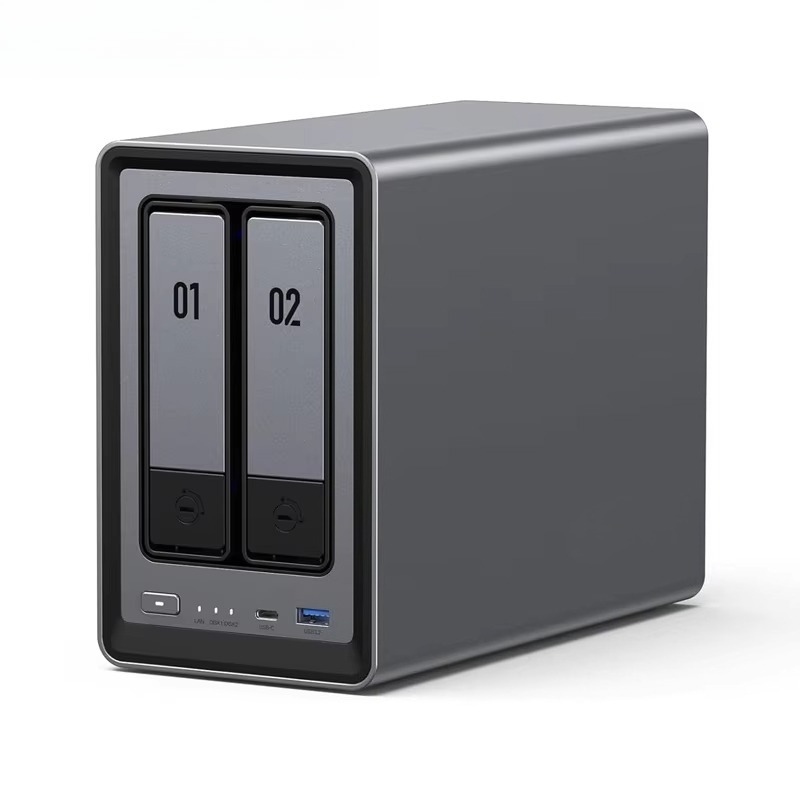 DXP2800 2 Bay Desktop NAS N100 - Ddr5 8Gb ulasan dan harga